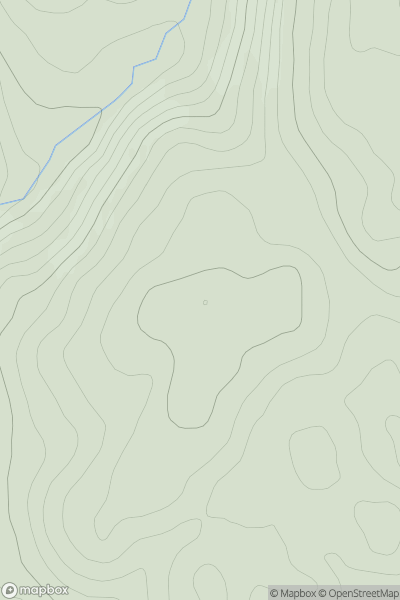 Thumbnail image for Clauchrie Hill [The Glenkens to Annandale] showing contour plot for surrounding peak